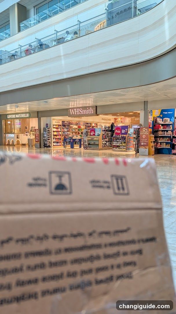 Shopping Mall Interior with WHSmith Store