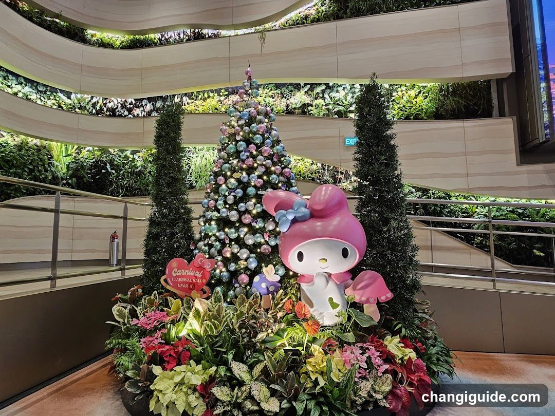 Christmas Tree Display with My Melody