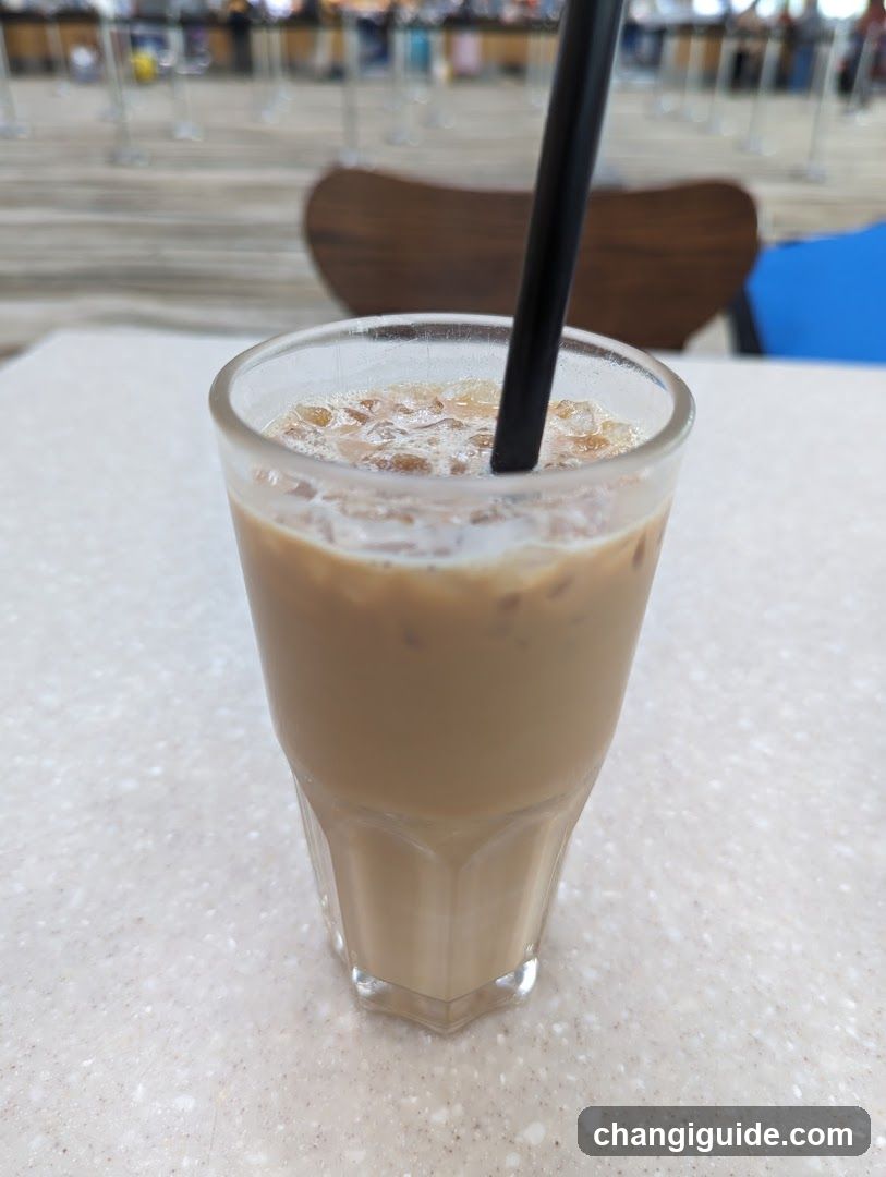 Iced Coffee in Glass Cup