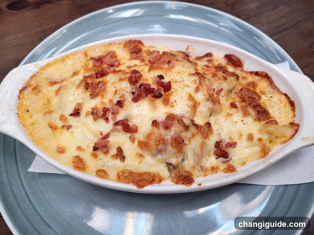 Baked Dish with Bacon and Cheese