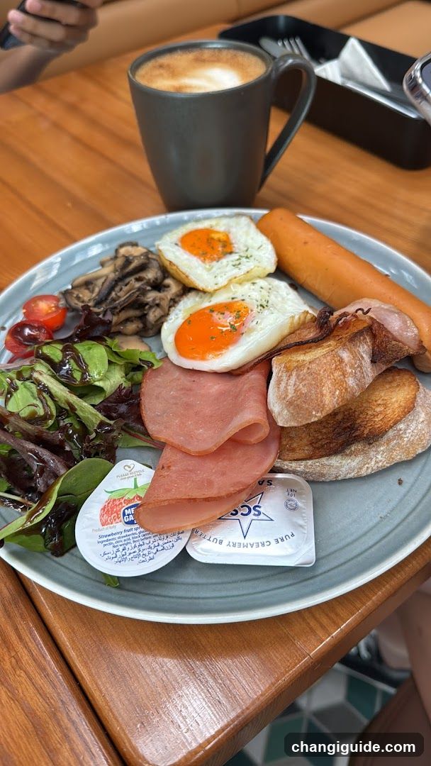 Breakfast Plate with Coffee