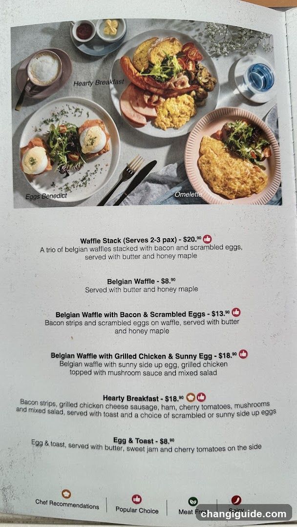 Breakfast Menu Page