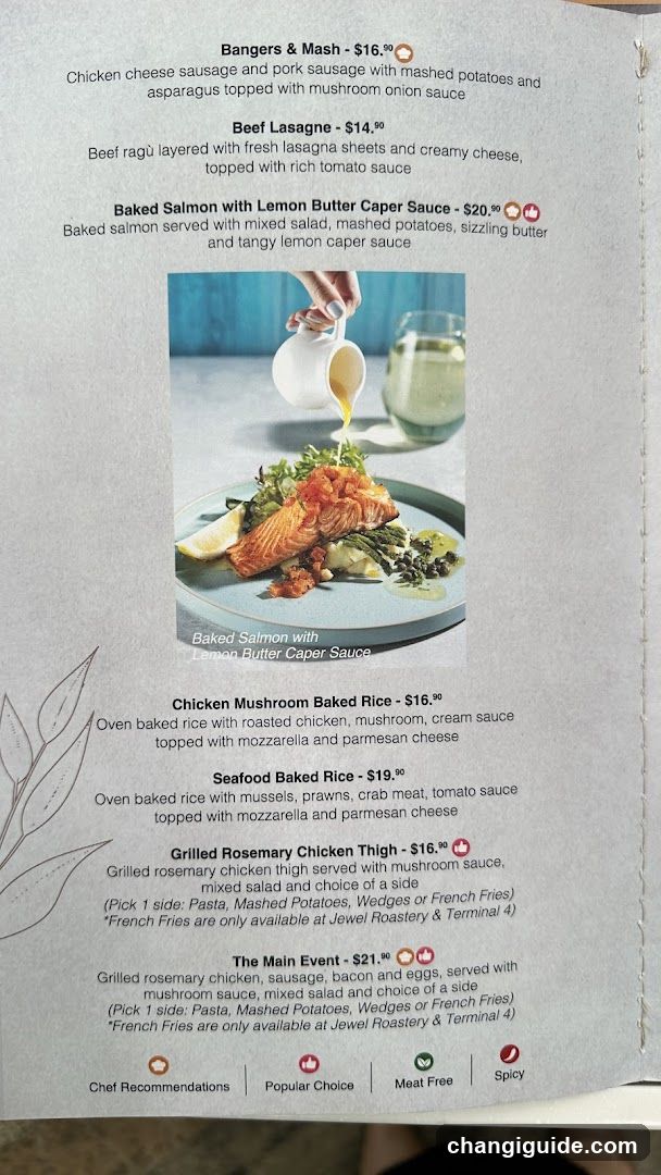Restaurant Menu Page