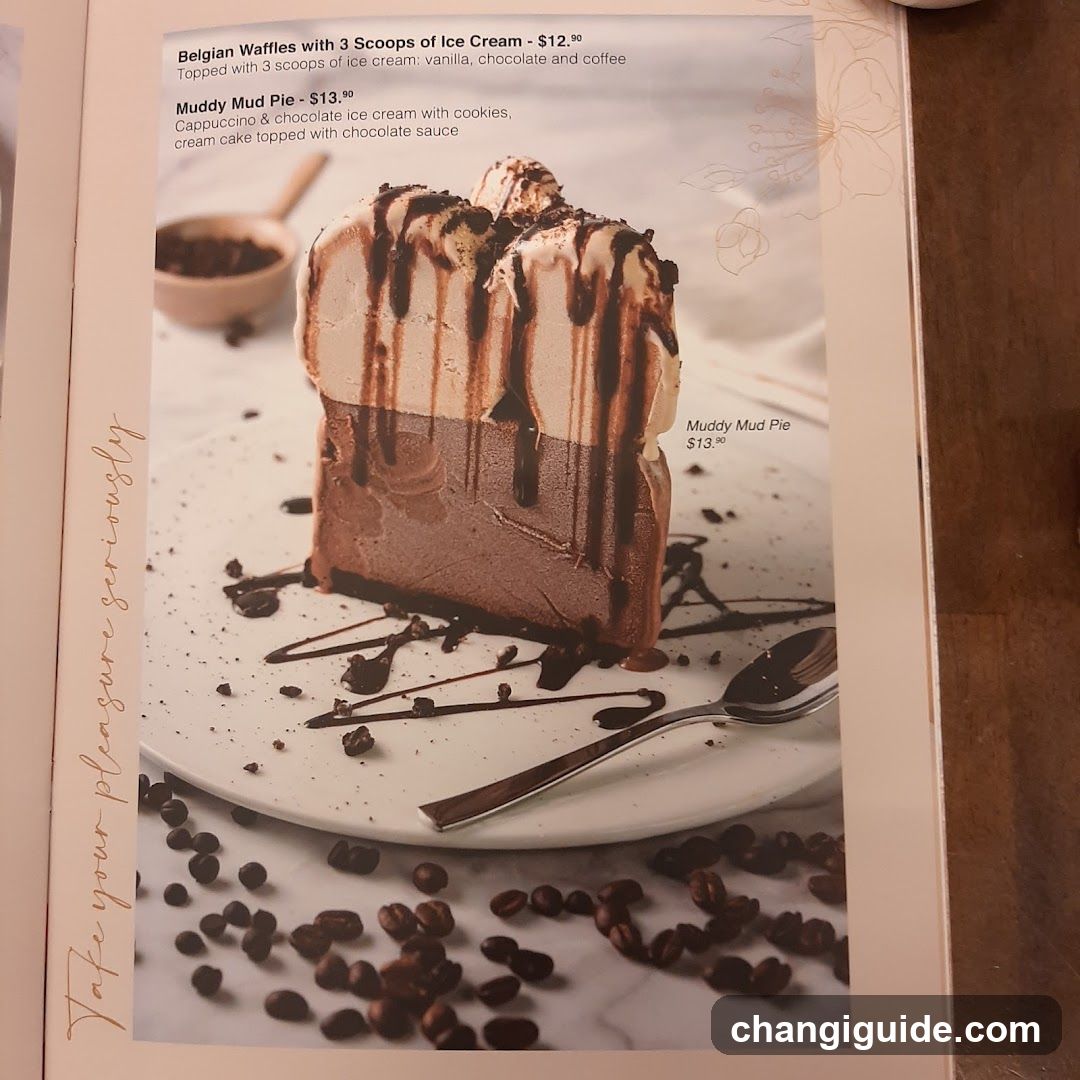 Dessert Menu Page