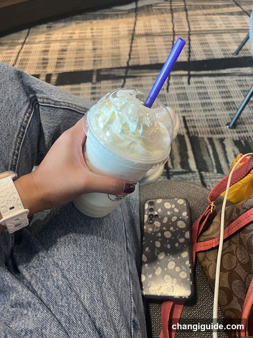 Iced Drink with Whipped Cream