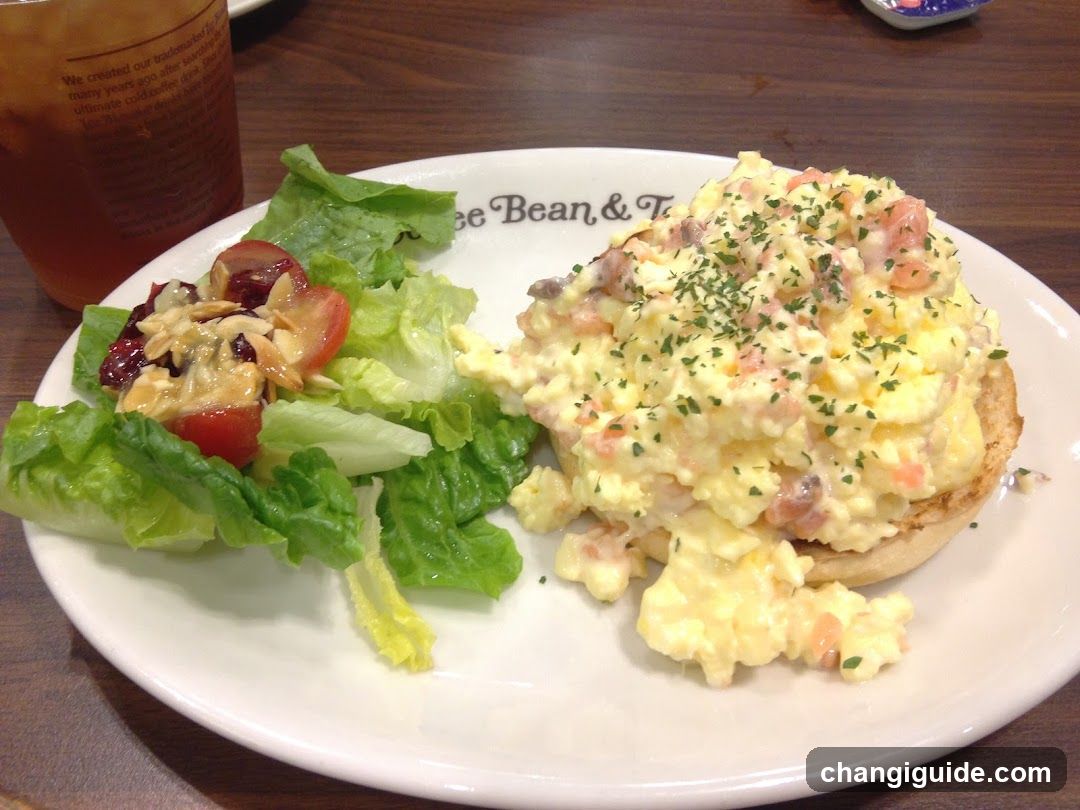 Egg Salad Sandwich with Side Salad
