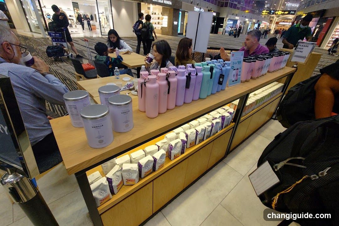 Airport Coffee Shop Display