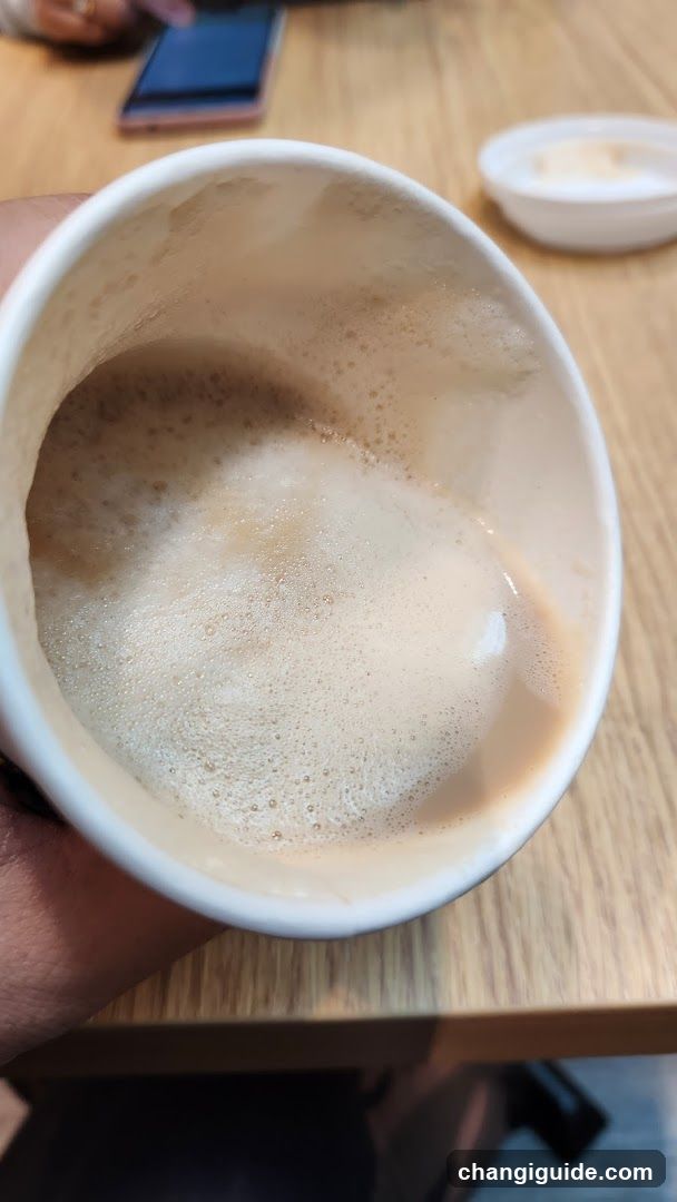 Coffee Cup with Foam