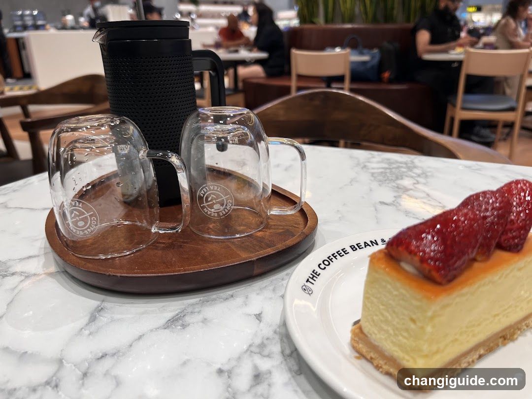 Coffee and Dessert at The Coffee Bean & Tea Leaf