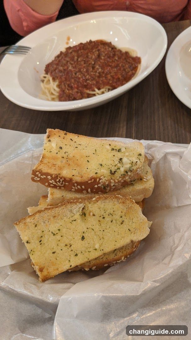 Garlic Bread and Pasta
