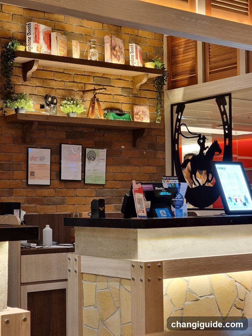 Interior of a cafe or restaurant