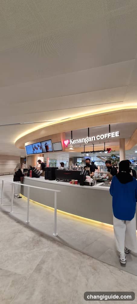 Kenangan Coffee Shop Interior