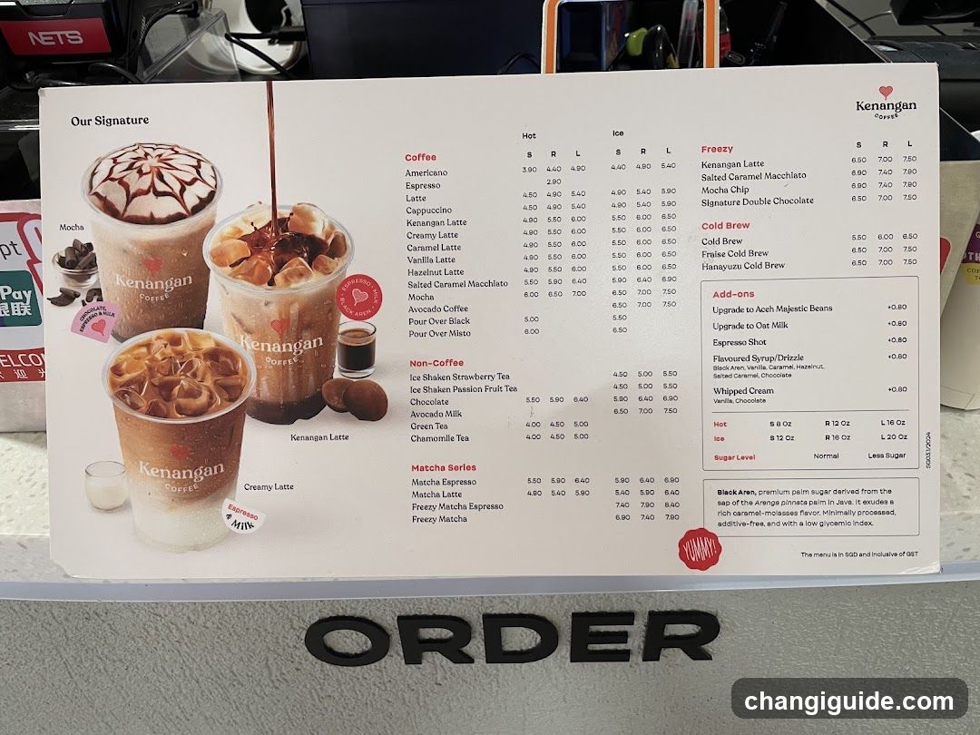 Kenangan Faveza Menu Board