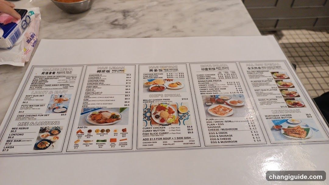 Restaurant Menu Board