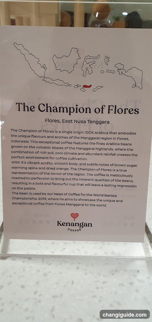 The Champion of Flores Coffee Card