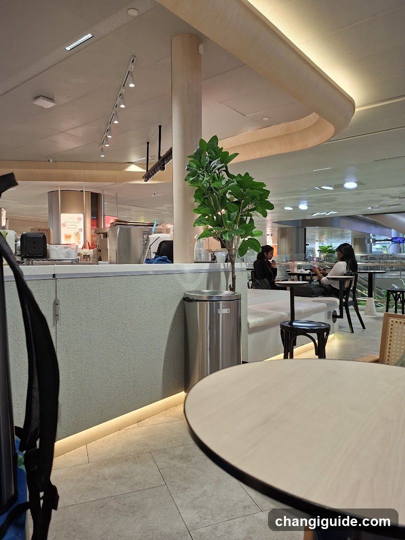 Modern Cafeteria Interior