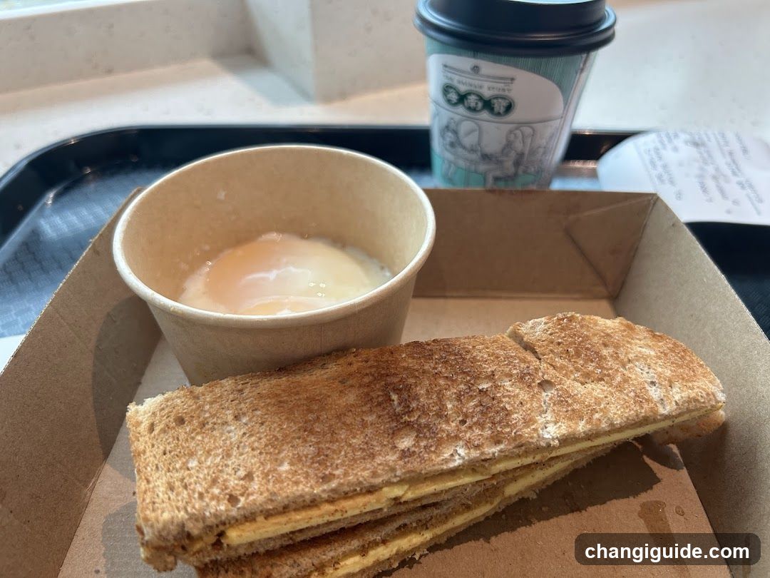 Breakfast Tray with Toast and Egg