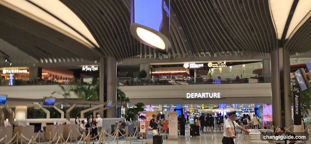 Airport Departure Hall Interior