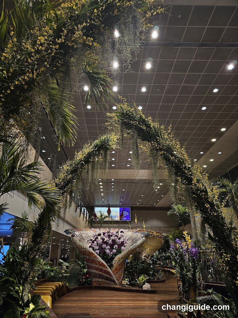 Floral Archway Interior Display