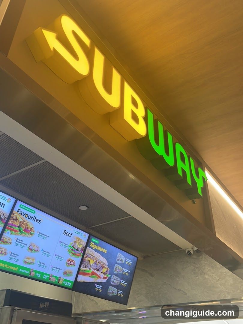Subway Store Interior View