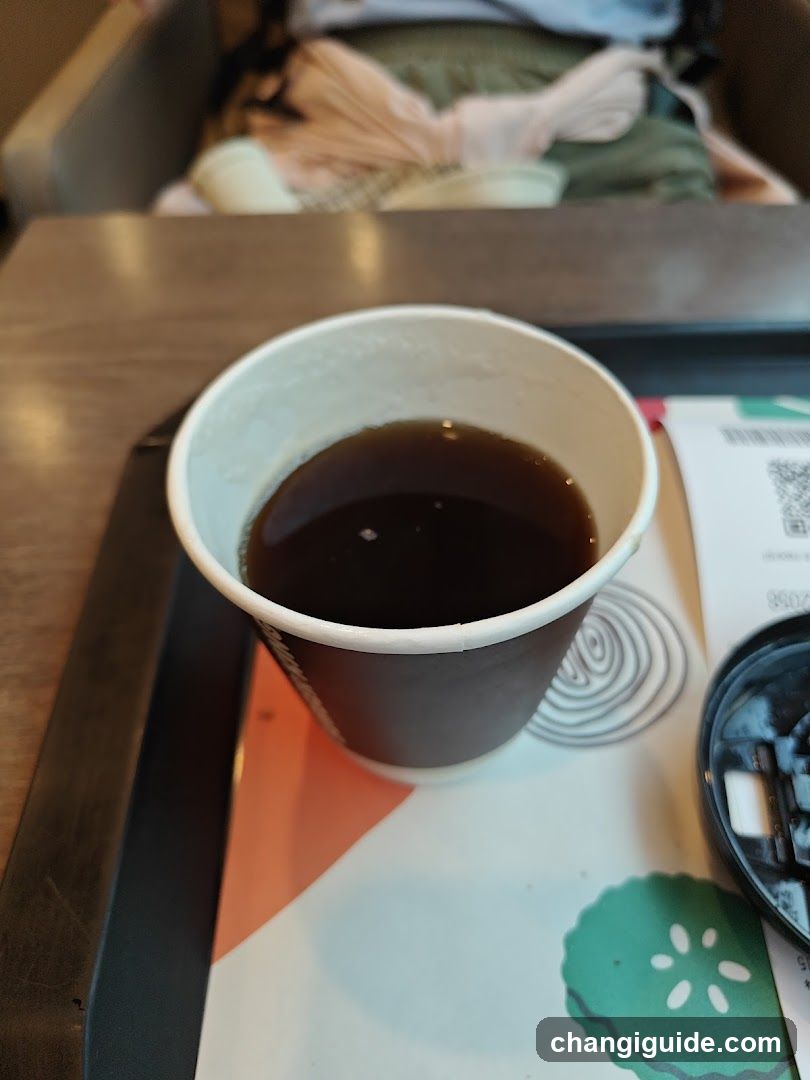Coffee Cup on Tray