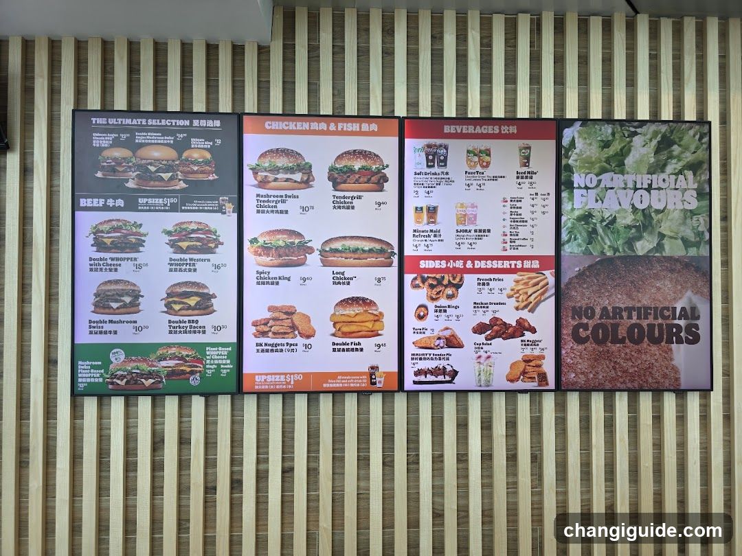 Burger Chain Menu Board