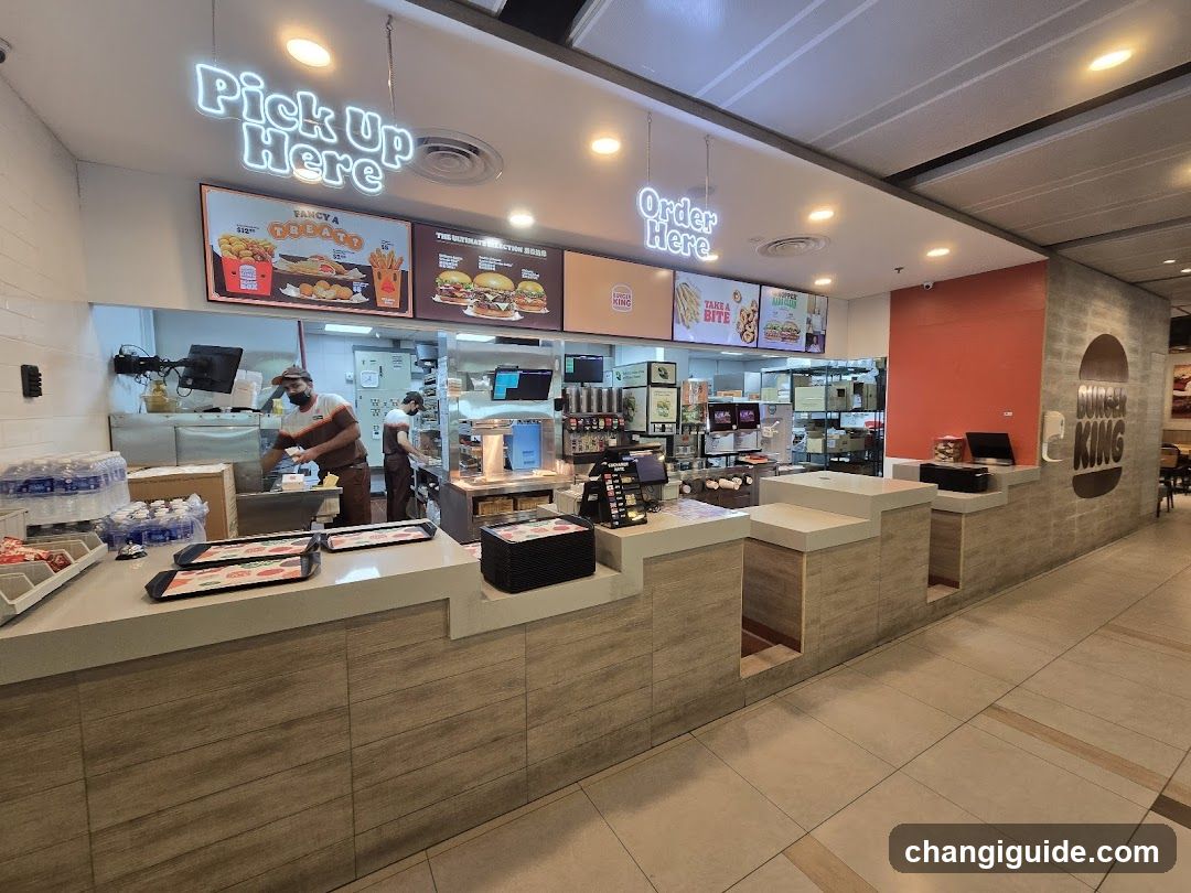 Burger King Counter Interior