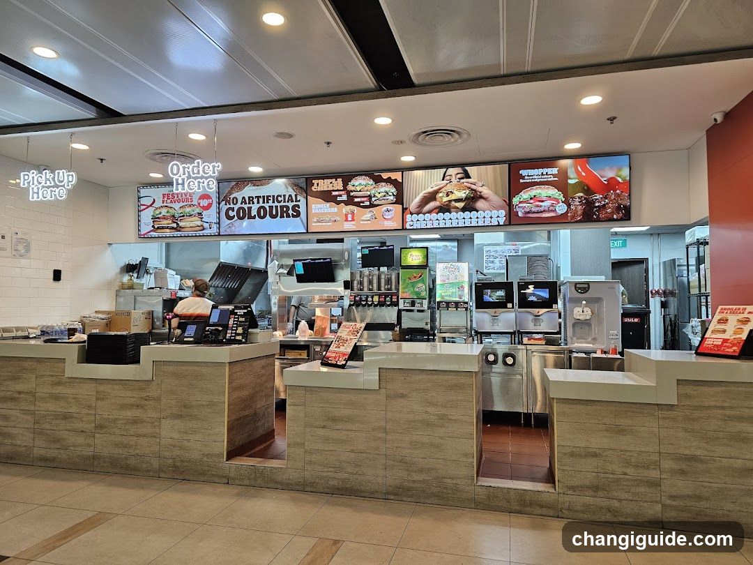 Fast Food Counter Interior