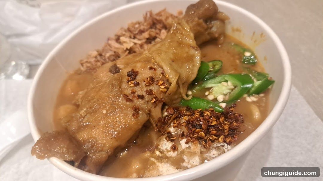 Chicken Curry Bowl with Chili Flakes