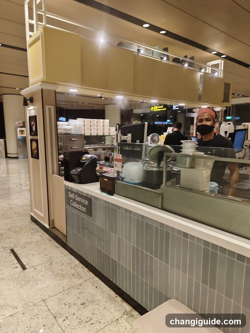 Food Counter with Staff