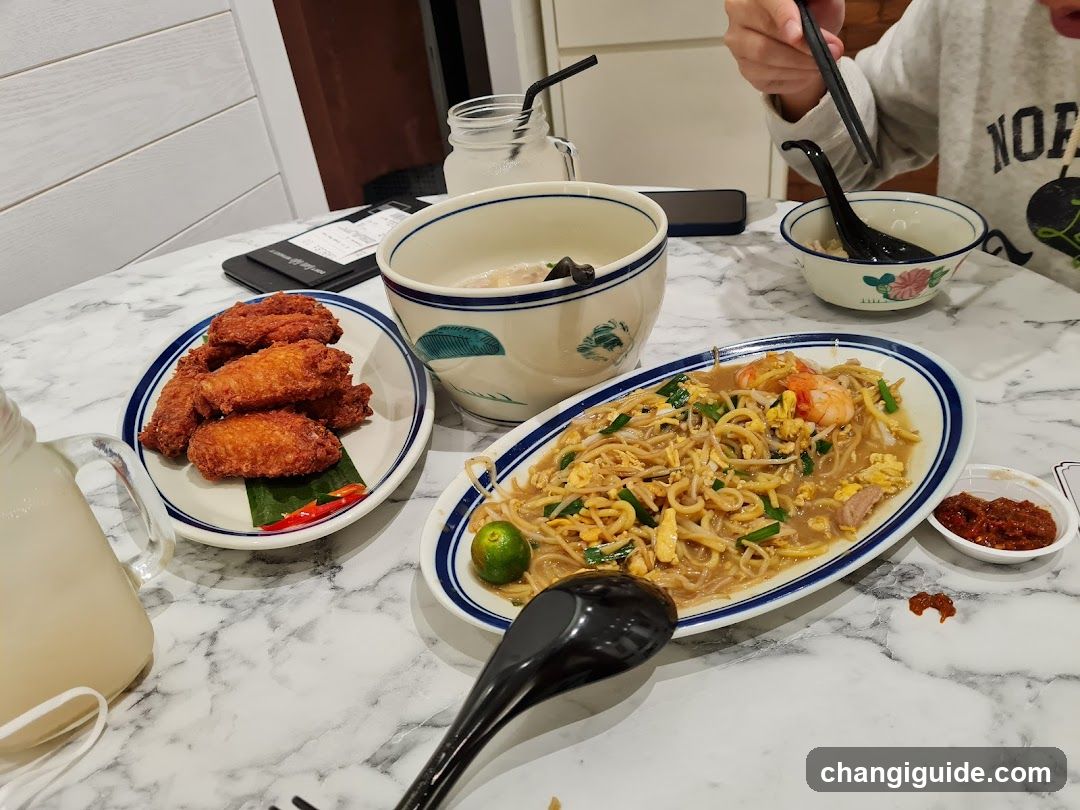 Dining Table with Malaysian Cuisine