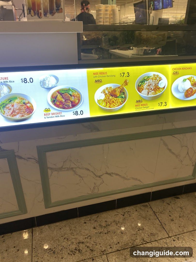 Food Menu Display Board