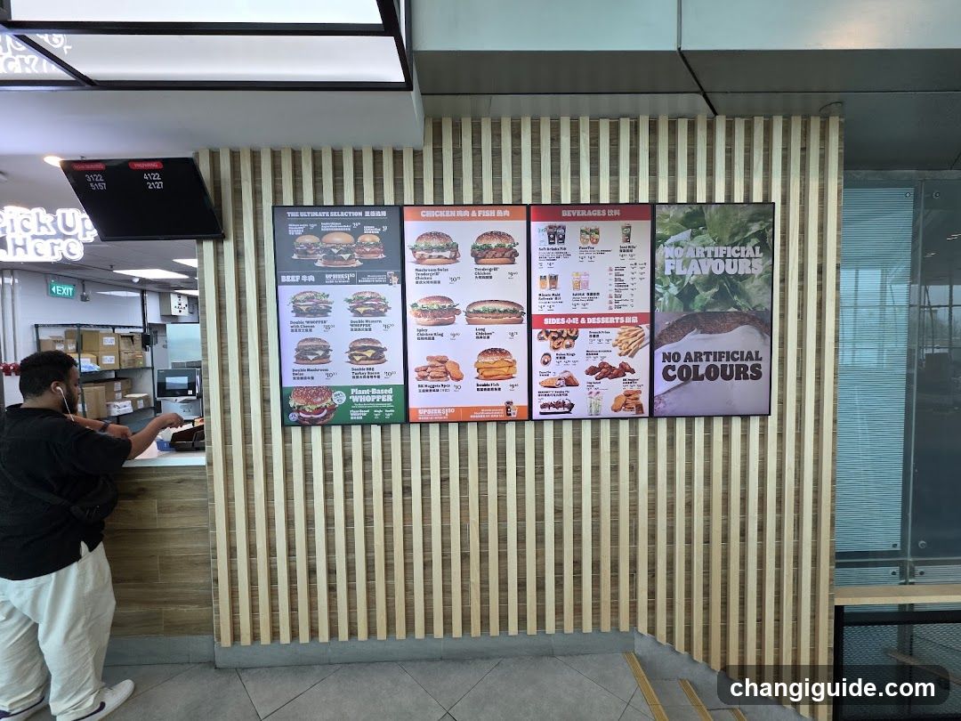 Fast Food Restaurant Interior View