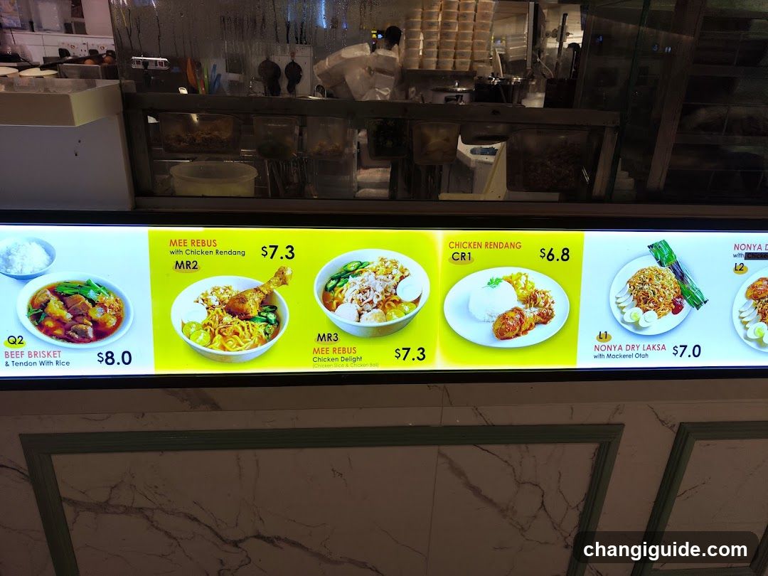 Food Menu Display Board