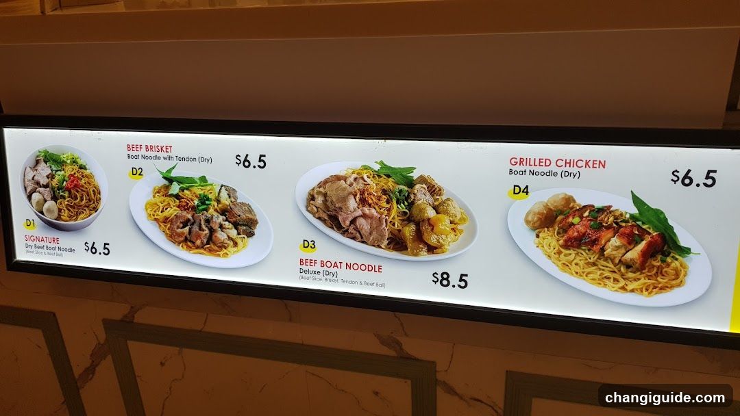 Noodle Menu Board
