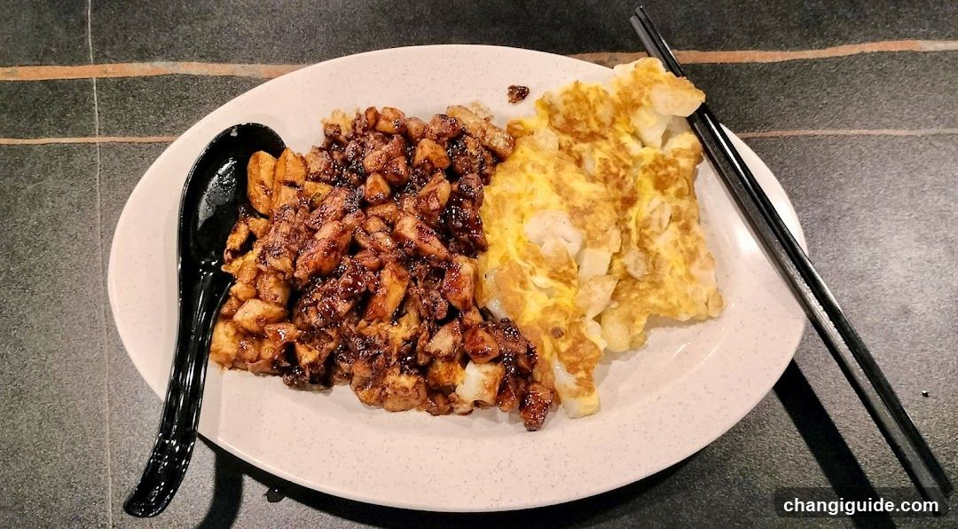 Plate of Fried Rice with Egg and Meat