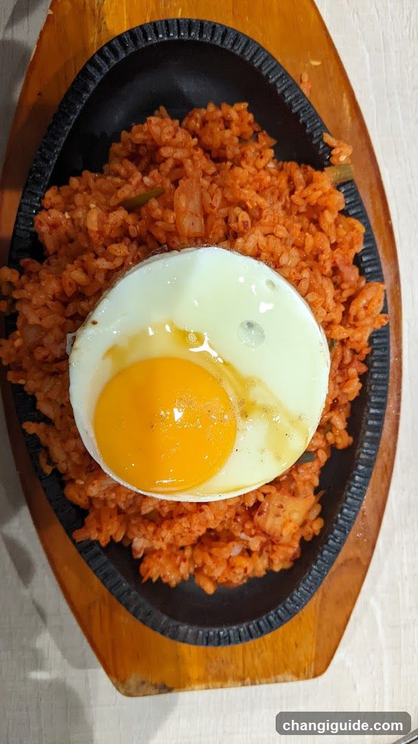 Sizzling Rice Bowl with Fried Egg