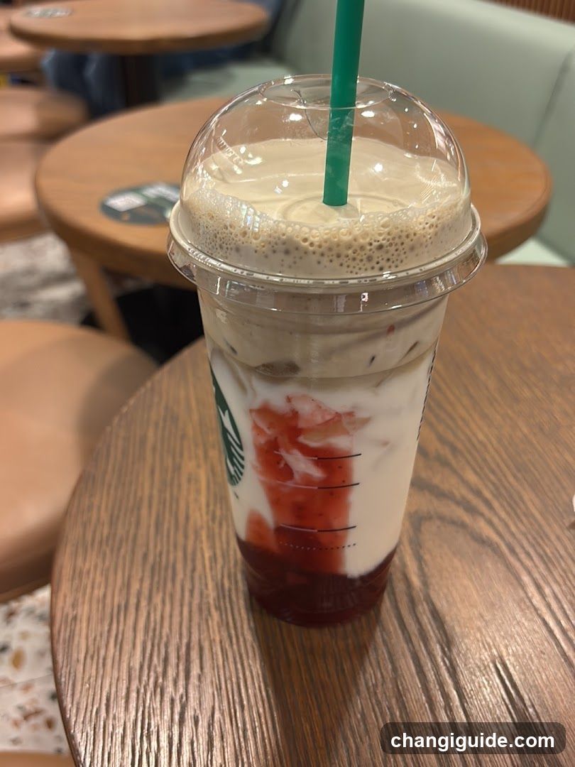 Iced Coffee Drink in Starbucks Cup