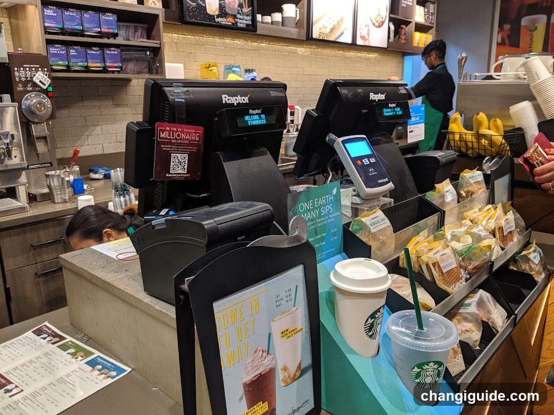Starbucks Interior Counter View