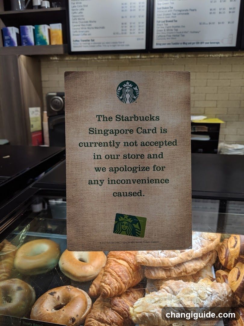 Starbucks Singapore Card Notice