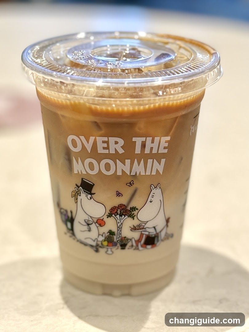 Iced Coffee with Moonmin Design