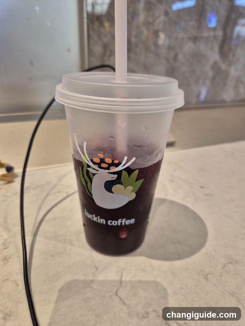 Luckin Coffee Cup with Deer Logo