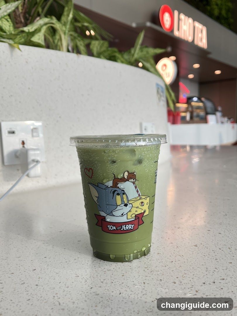 Tom and Jerry Matcha Drink