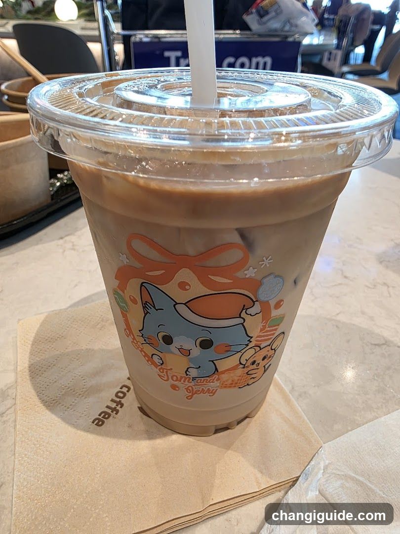 Iced Coffee with Tom and Jerry Cup