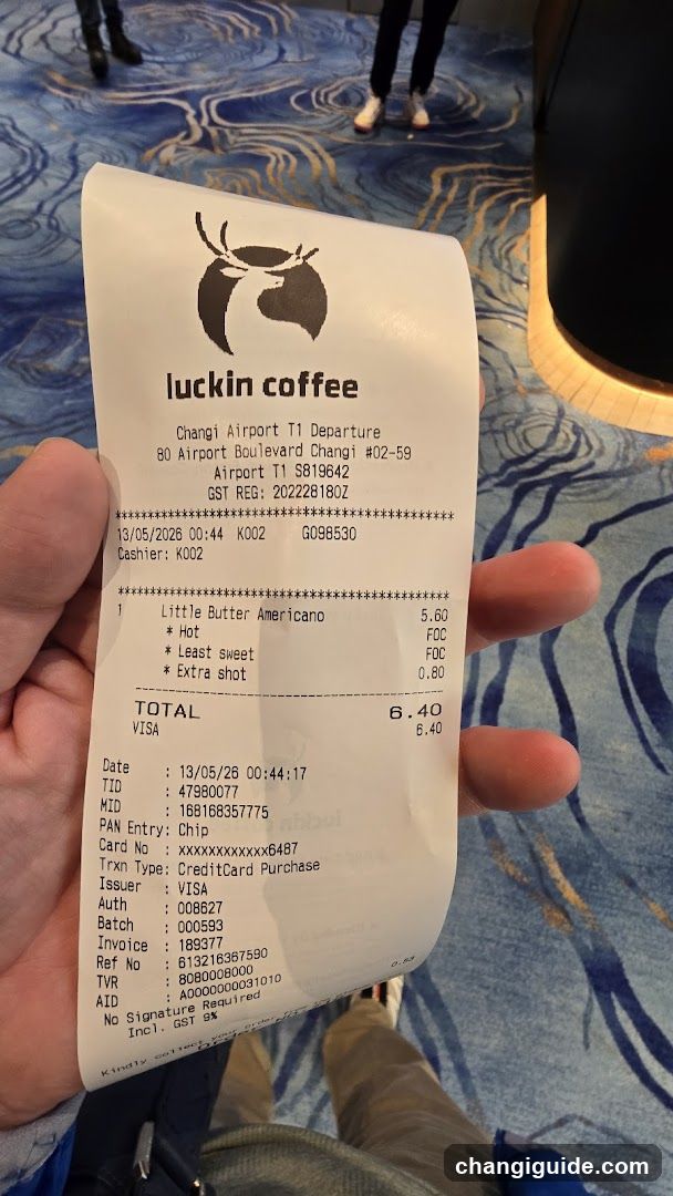 Luckin Coffee Receipt