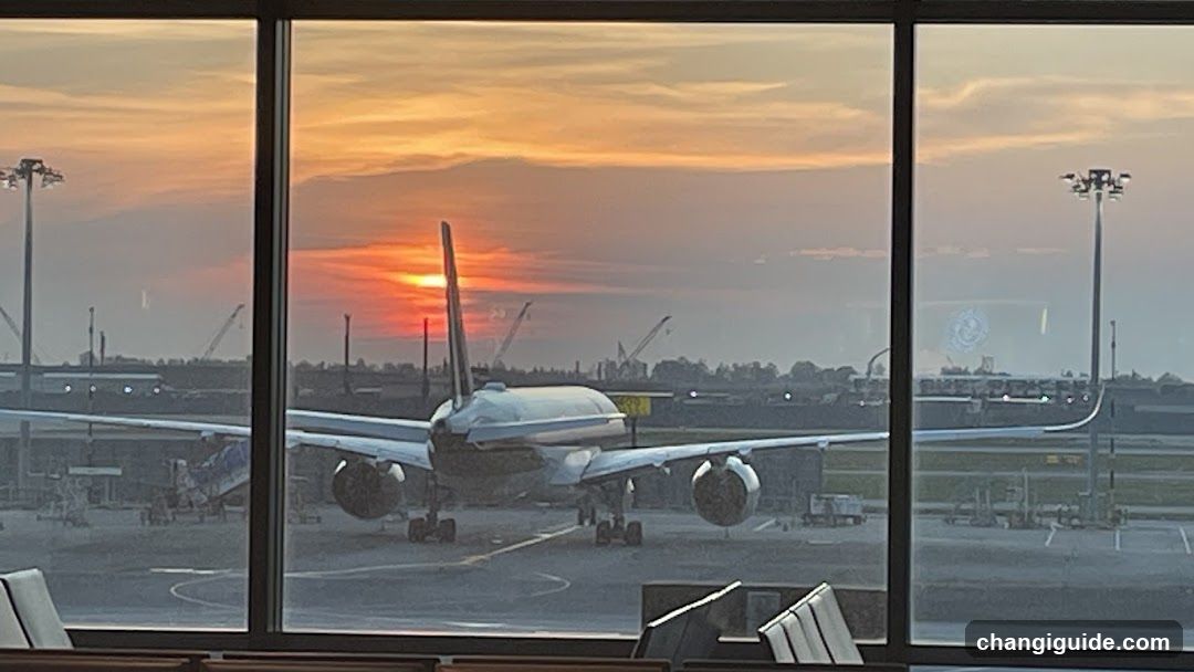 Sunset at the Airport