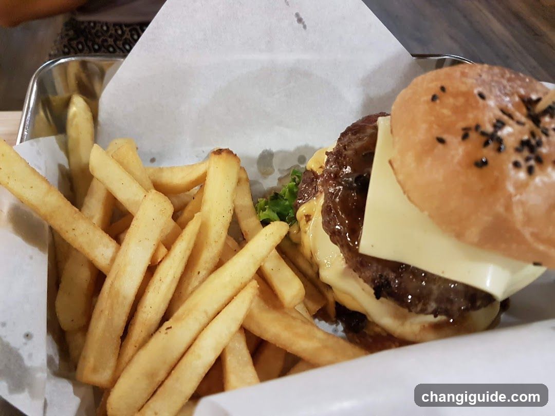 Burger and Fries