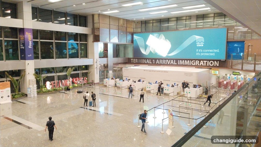 Terminal 1 Arrival Immigration Area