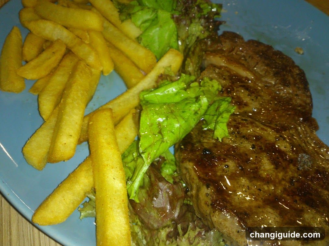 Steak and Fries Plate