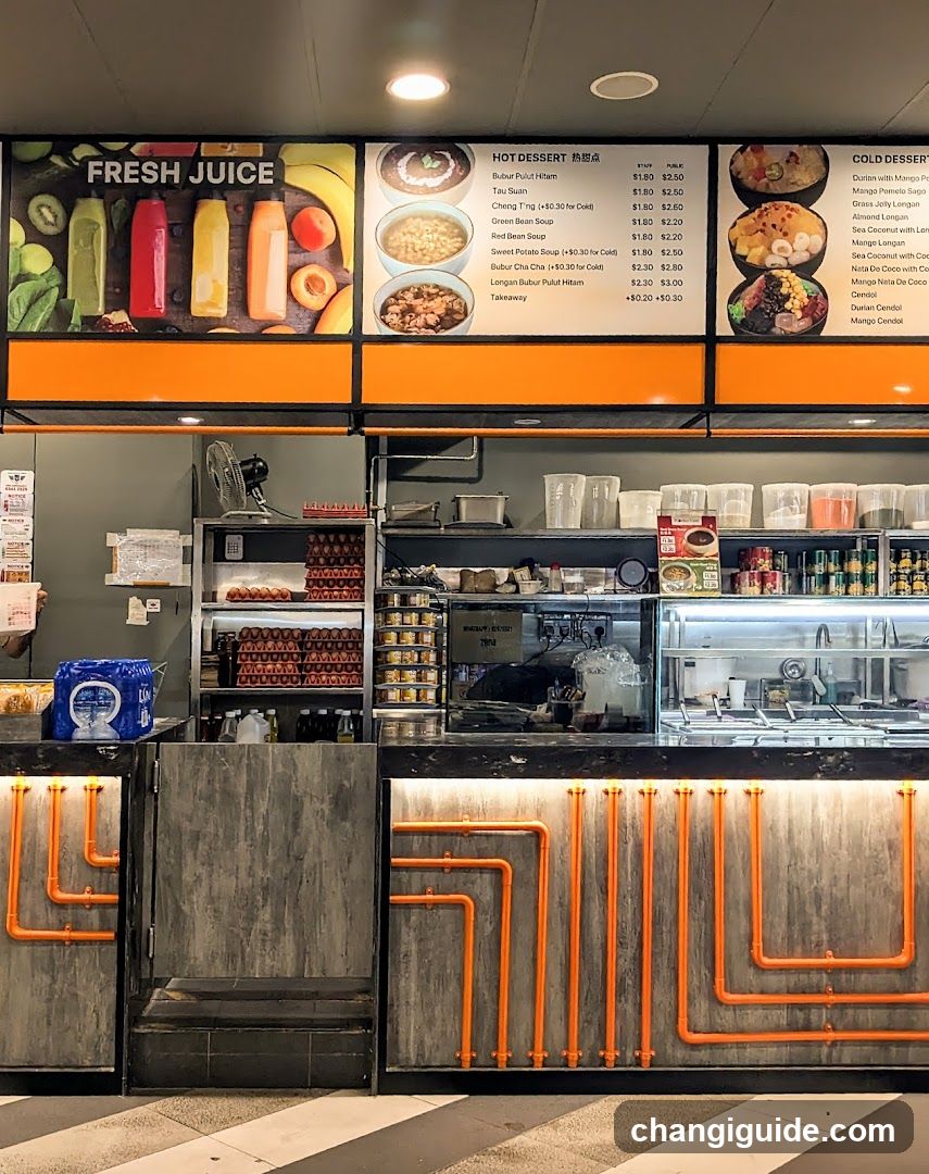Food Stall Interior View